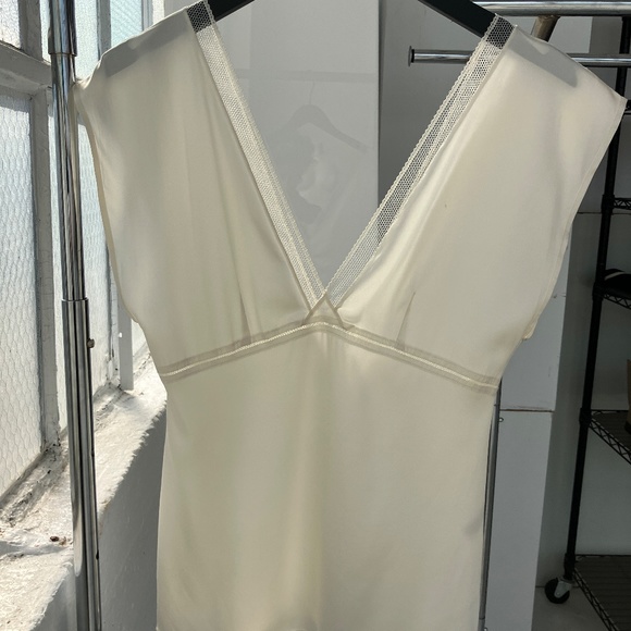 ERES Paris Silk white blouse NEW size 8 US - Picture 5 of 10